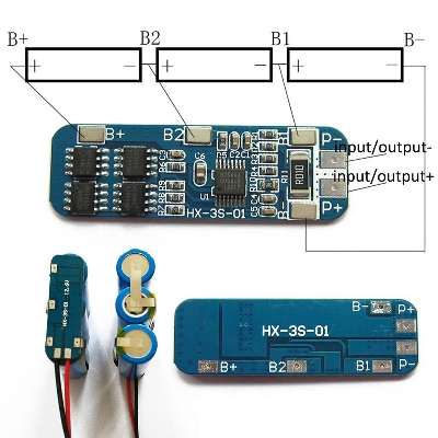 Picture of Empower Your Energy Solutions: 3S 12V 18650 10A BMS Charger Li-ion Lithium Battery Protection Board" Picture of Empower Your Energy Solutions: 3S 12V 18650 10A BMS Charger Li-ion Lithium Battery Protection Board"