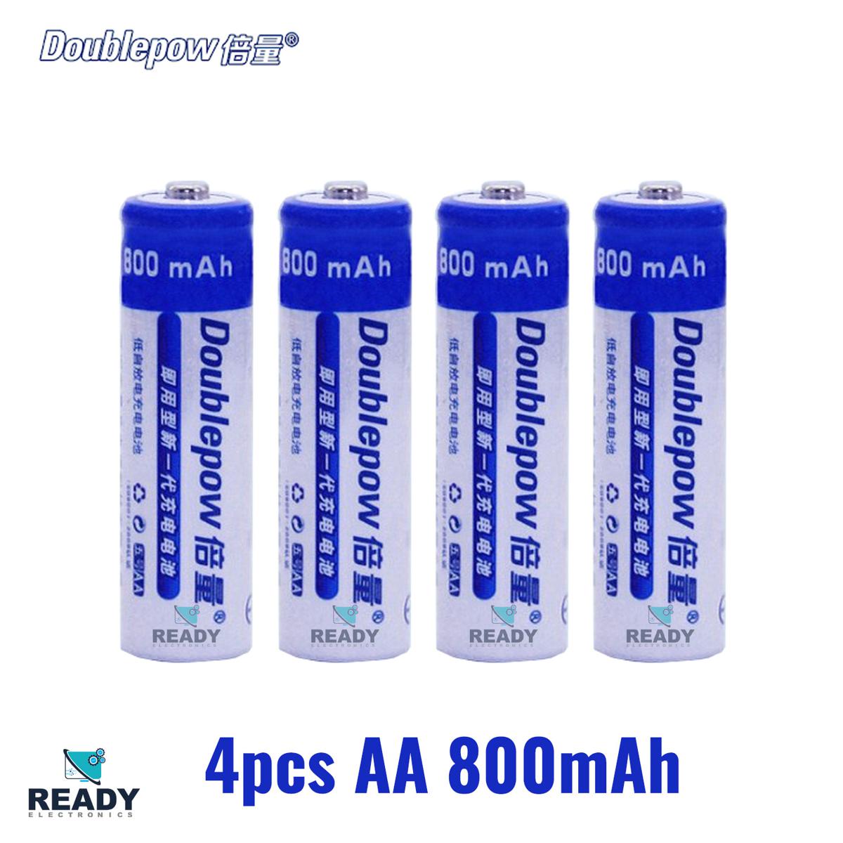 Picture of AA Battery, Pencil Battery, 4 Pcs 1.2V Rechargeable AA Battery- Yellow