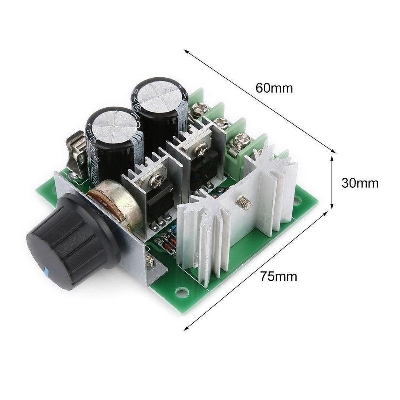 Picture of 12V-40V 10A PWM DC Motor Speed Controller, CVT Speed Switch Module Picture of 12V-40V 10A PWM DC Motor Speed Controller, CVT Speed Switch Module