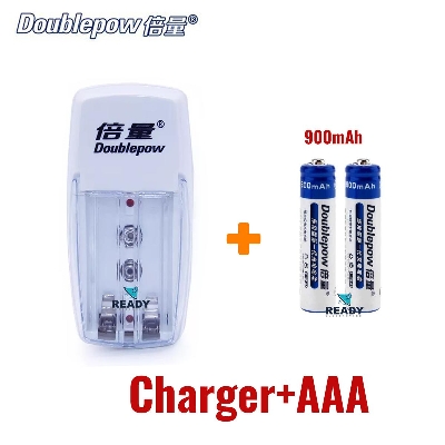 Picture of Battery Charger Combo DP-D01 Including 2 Unit Doublepow AAA Size Rechargeable Battery