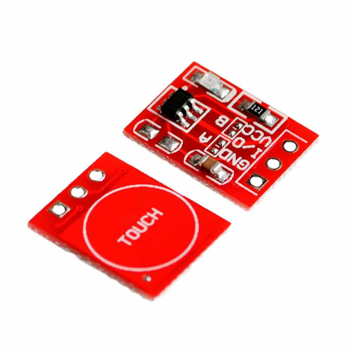 Picture of TTP223 Ultra Small Digital Touch Sensor, TTP223 Touch Key Switch Module Touch Button Capacitive Switches Self-Locking/No-Locking Capacitive Touch Switches