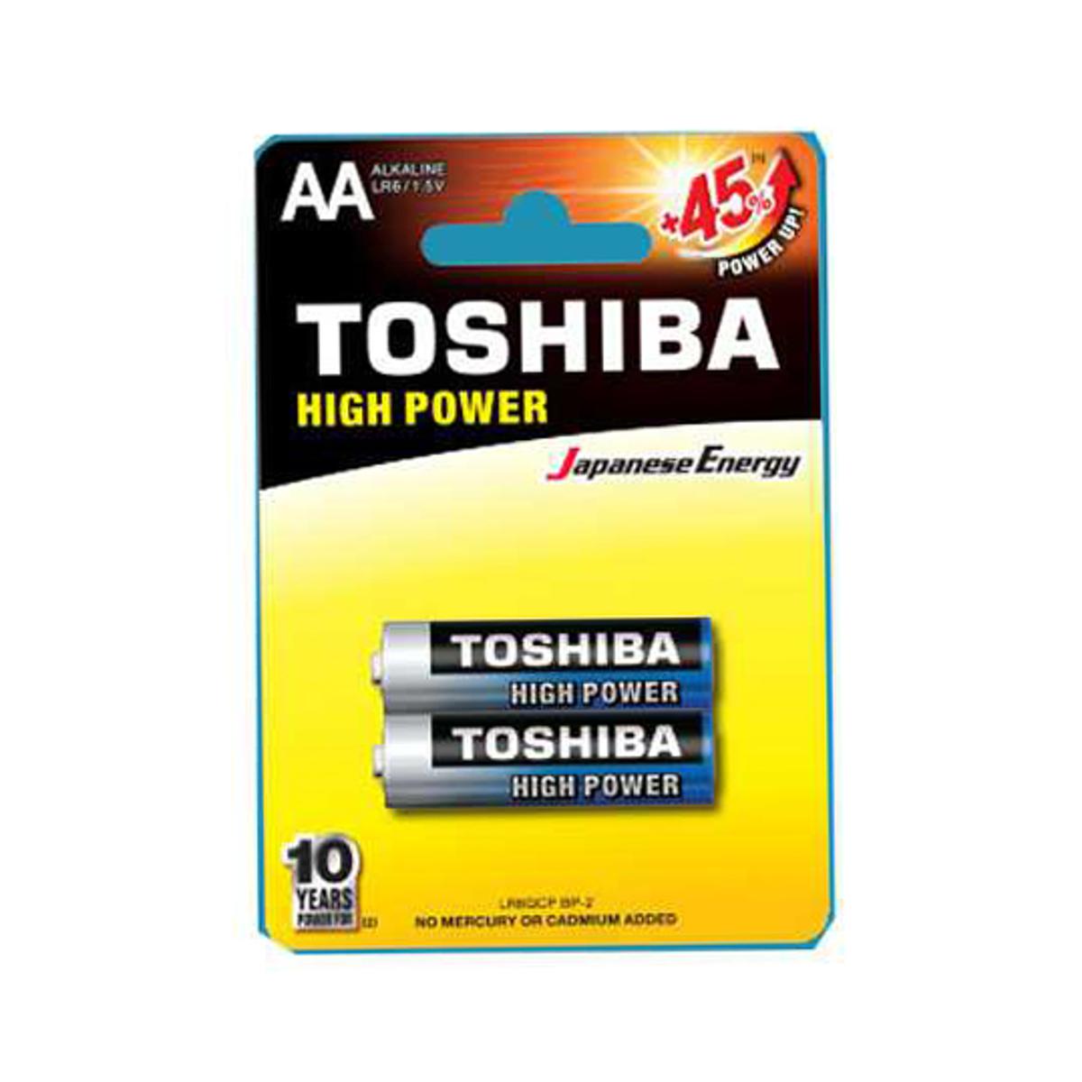 Picture of TOSHIBA 1.5V Carbon Zinc AA Size Alkaline Battery- 2pcs - Battery - Battery