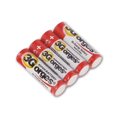 Picture of Dry Battery 1.5V AA 3G orges (4 Pcs) Pencil Battery Size