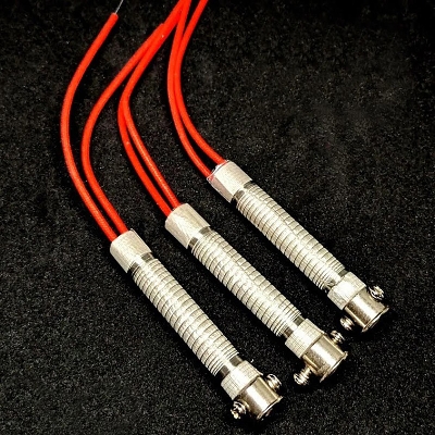 Picture of 60W 6mm Soldering Iron Coil- 3pcs - Voltage: 220V/ 50Hz Dimension of  product length : 65mm Inside circle diameter : 6mm