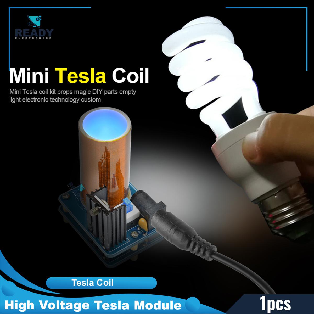 Picture of BD243 Mini Tesla Coil Electronics Module 9V-12V Assembled Picture of BD243 Mini Tesla Coil Electronics Module 9V-12V Assembled