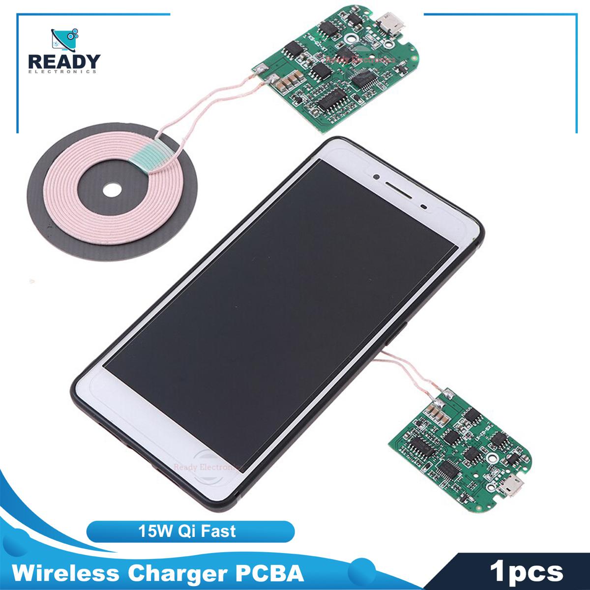 Picture of Universal Portable 15W Qi Fast Charging Wireless Charger PCBA DIY standard Accessories transmitter module coil circuit board- 15W Fast Charging