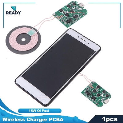 Picture of Universal Portable 15W Qi Fast Charging Wireless Charger PCBA DIY standard Accessories transmitter module coil circuit board- 15W Fast Charging