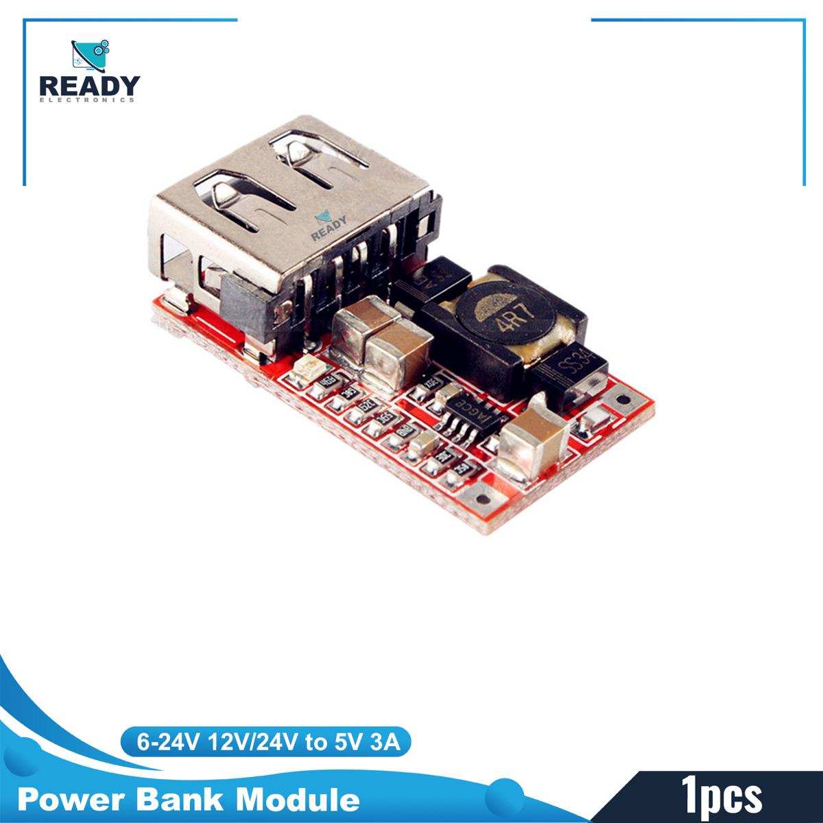 Picture of Fine 6-24V 12V/24V to 5V 3A CAR USB Charger Module DC Buck step down Converter