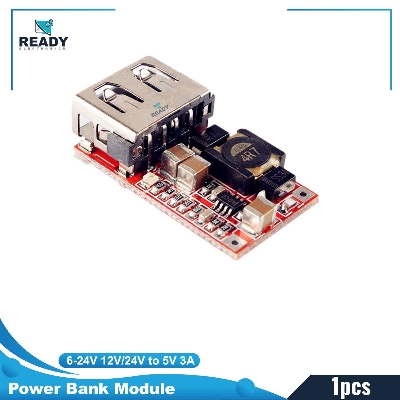 Picture of Fine 6-24V 12V/24V to 5V 3A CAR USB Charger Module DC Buck step down Converter