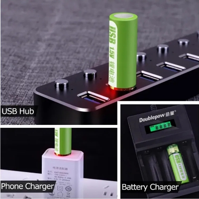 Picture of READY AA 1800mWh 1.5V USB Rechargeable Lithium-Ion Batteries - CE, ROHS, and PSE certified for safety and quality