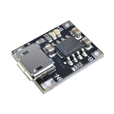 Picture of 1A 5V-6V 4.2V TC4056 TC4056A Single Cell Lithium Battery Charging Charger Module Micro USB Power Supply Board TP4056