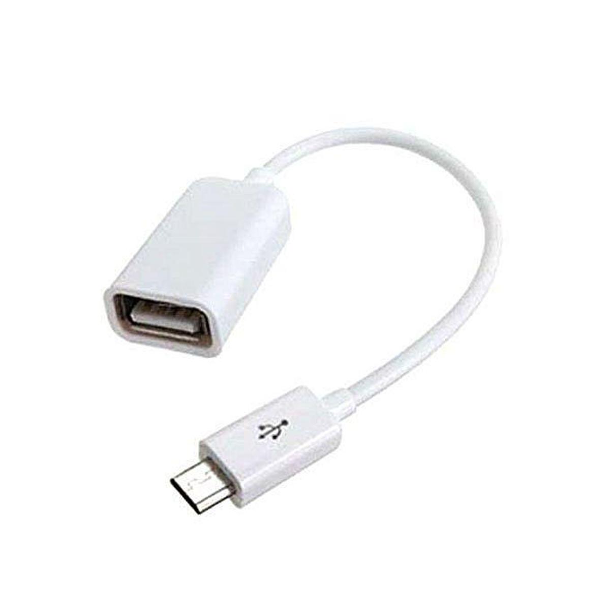 Picture of OTG Micro USB Cable Adapter -White Color 2pcs