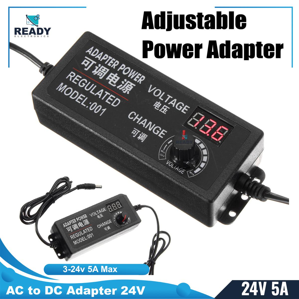 Picture of ZY-001 Adjustable DC 24V 5A Power Adapter with LED Voltmeter 775 Motor Power Supply Universal AC 100-220V to DC 3v 12V 24V 9v 24V Adjustable Power Supply Adapter Screen Display adaptor wall charger Picture of ZY-001 Adjustable DC 24V 5A Power Adapter with LED Voltmeter 775 Motor Power Supply Universal AC 100-220V to DC 3v 12V 24V 9v 24V Adjustable Power Supply Adapter Screen Display adaptor wall charger