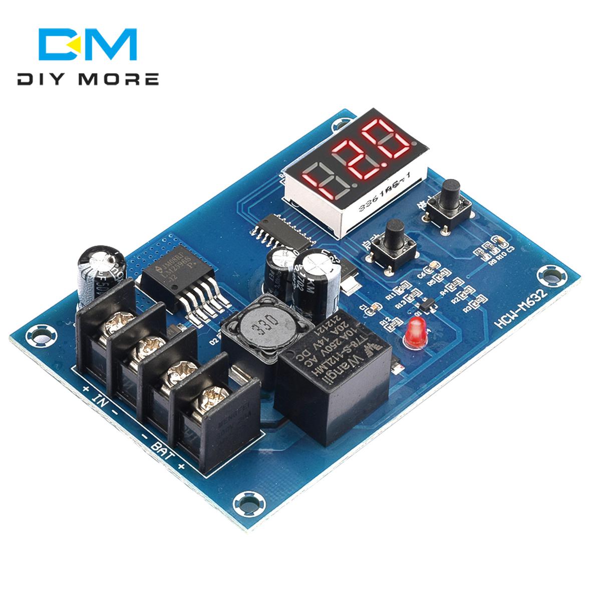 Picture of XH-M603 Charging Control Module 12-24V Storage Lithium Battery Charger Control Switch Protection Board With LED Display