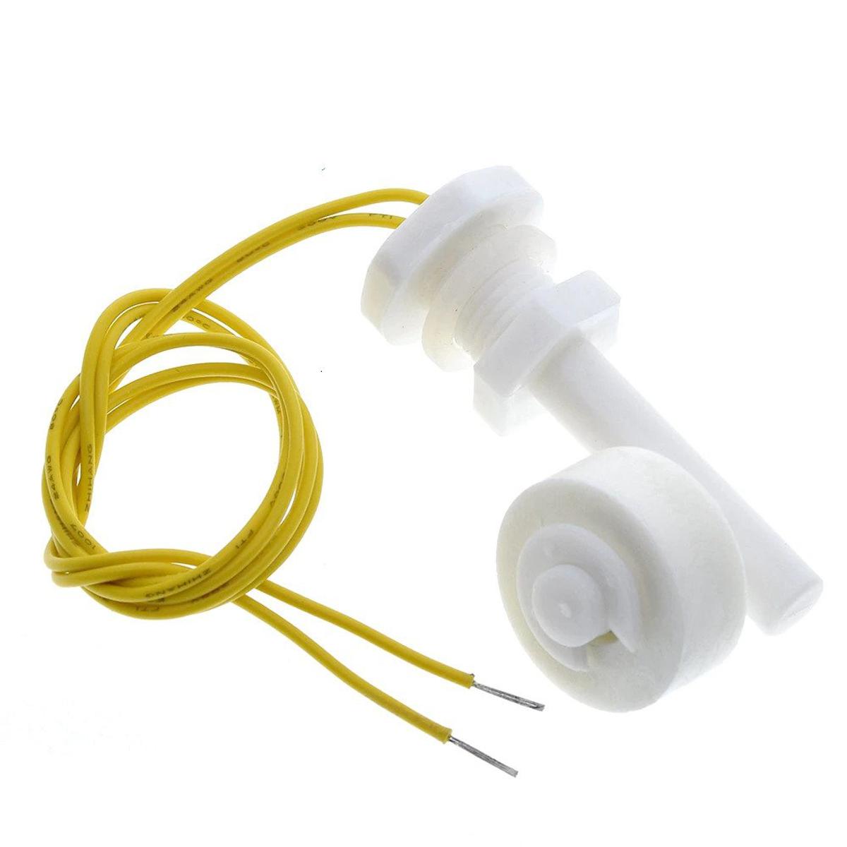 Picture of Right Angle Float Switch Tank Pool Water Level Liquid Water Level Sensor- White