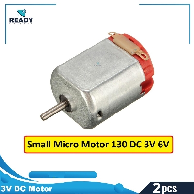 Picture of Small Micro Motor 130 DC 3V 6V For Toy Car Boat Electric Motor Remote Control Car Mini Drill Household Hair Dryer Electric Tools- Pack of 2 Picture of Small Micro Motor 130 DC 3V 6V For Toy Car Boat Electric Motor Remote Control Car Mini Drill Household Hair Dryer Electric Tools- Pack of 2