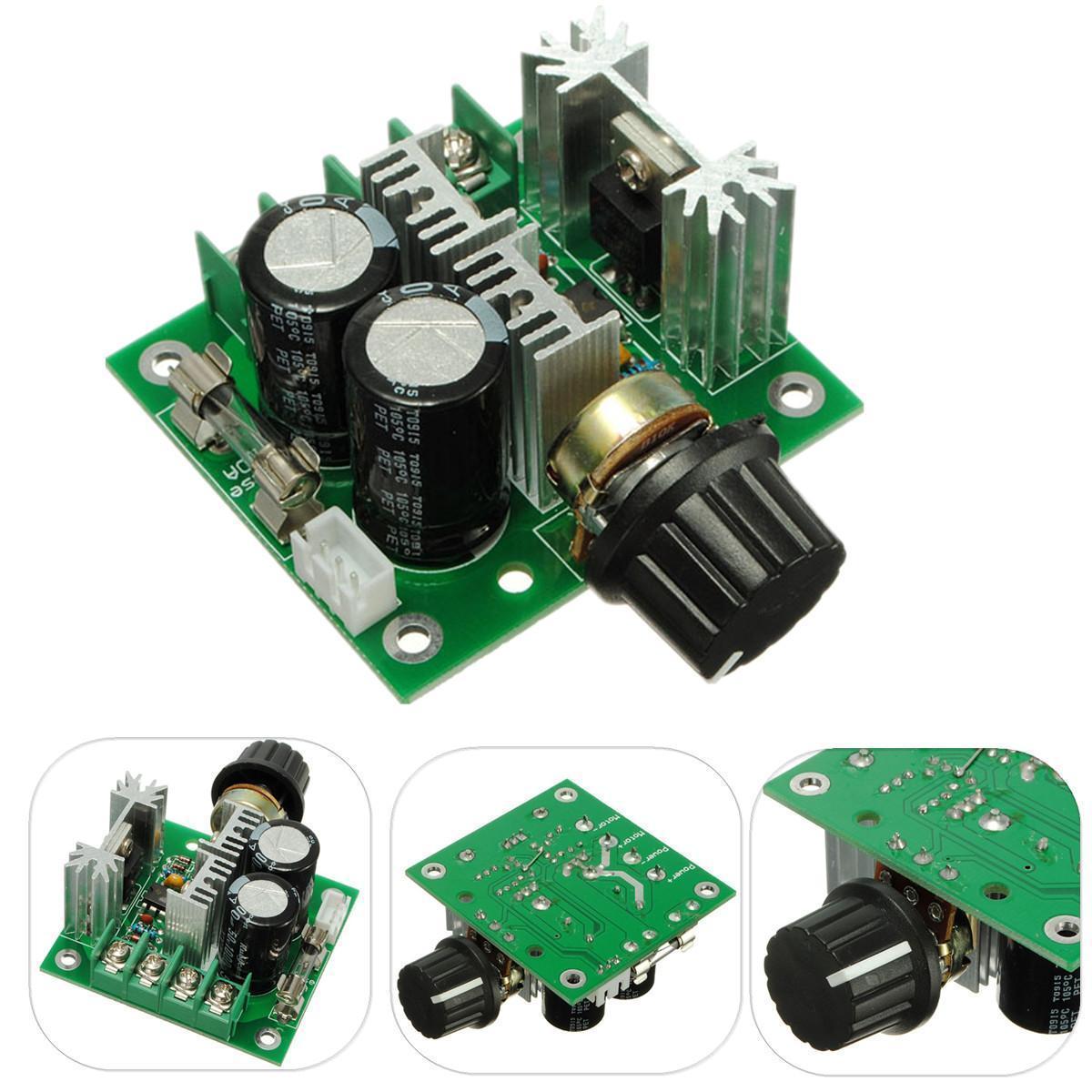 Picture of 12V-40V 10A PWM DC Motor Speed Controller CVT Speed Switch Module