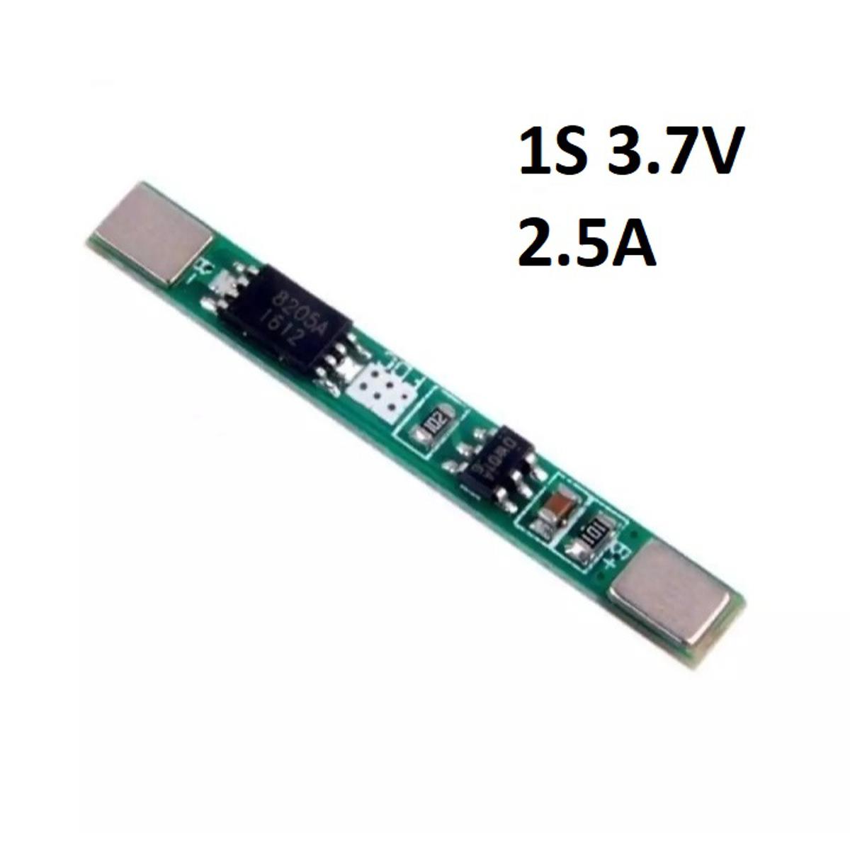Picture of 1S 3.7V 2.5A Lithium Battery Protection Module BMS PCM PCB Polymer Over Charge Discharge Li-ion Protect Board