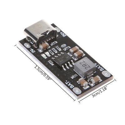 Picture of Type C USB C Input High Current 3A 5V To 4.2V 4.35V Polymer Ternary Lithium Battery Fast Charging Board IP2312 Picture of Type C USB C Input High Current 3A 5V To 4.2V 4.35V Polymer Ternary Lithium Battery Fast Charging Board IP2312