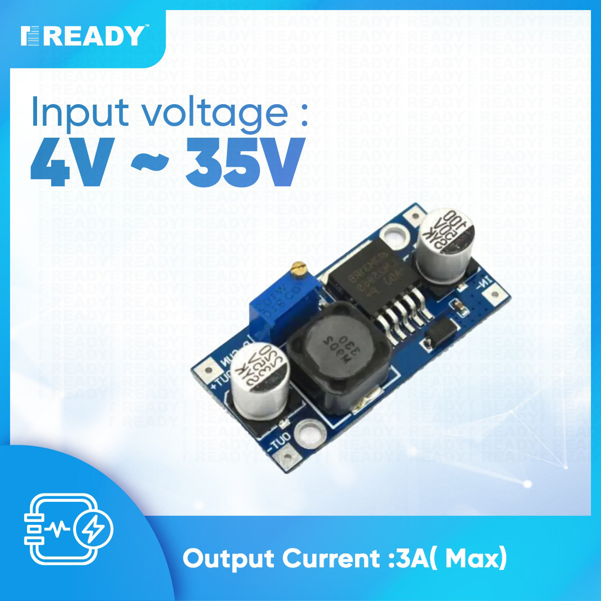 Picture of Lm2596 lm2596s DC-DC Adjustable Step-Down Voltage Regulator Power Supply Modu Board 3A Buck Converter - Reliable and Durable