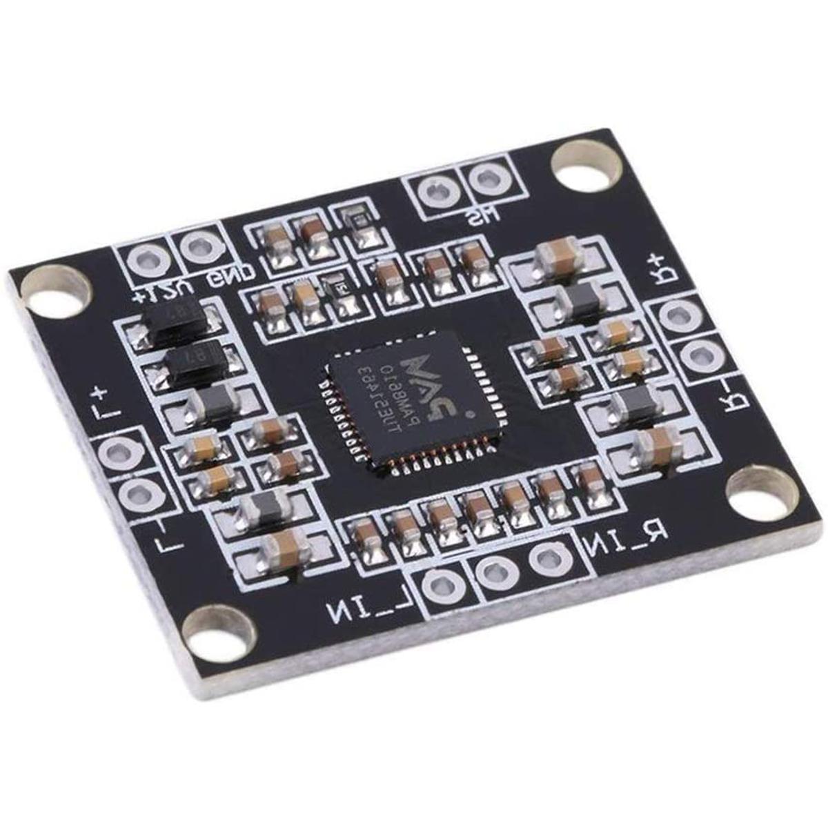 Picture of PAM8610 digital power amplifier board 2 x15w dual channel stereo mini class D power amplifier board Picture of PAM8610 digital power amplifier board 2 x15w dual channel stereo mini class D power amplifier board