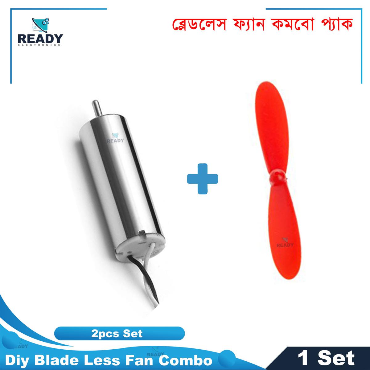 Picture of DIY Blade Less Fan Combo Pack (Motor+Fan)- 2pcs Set