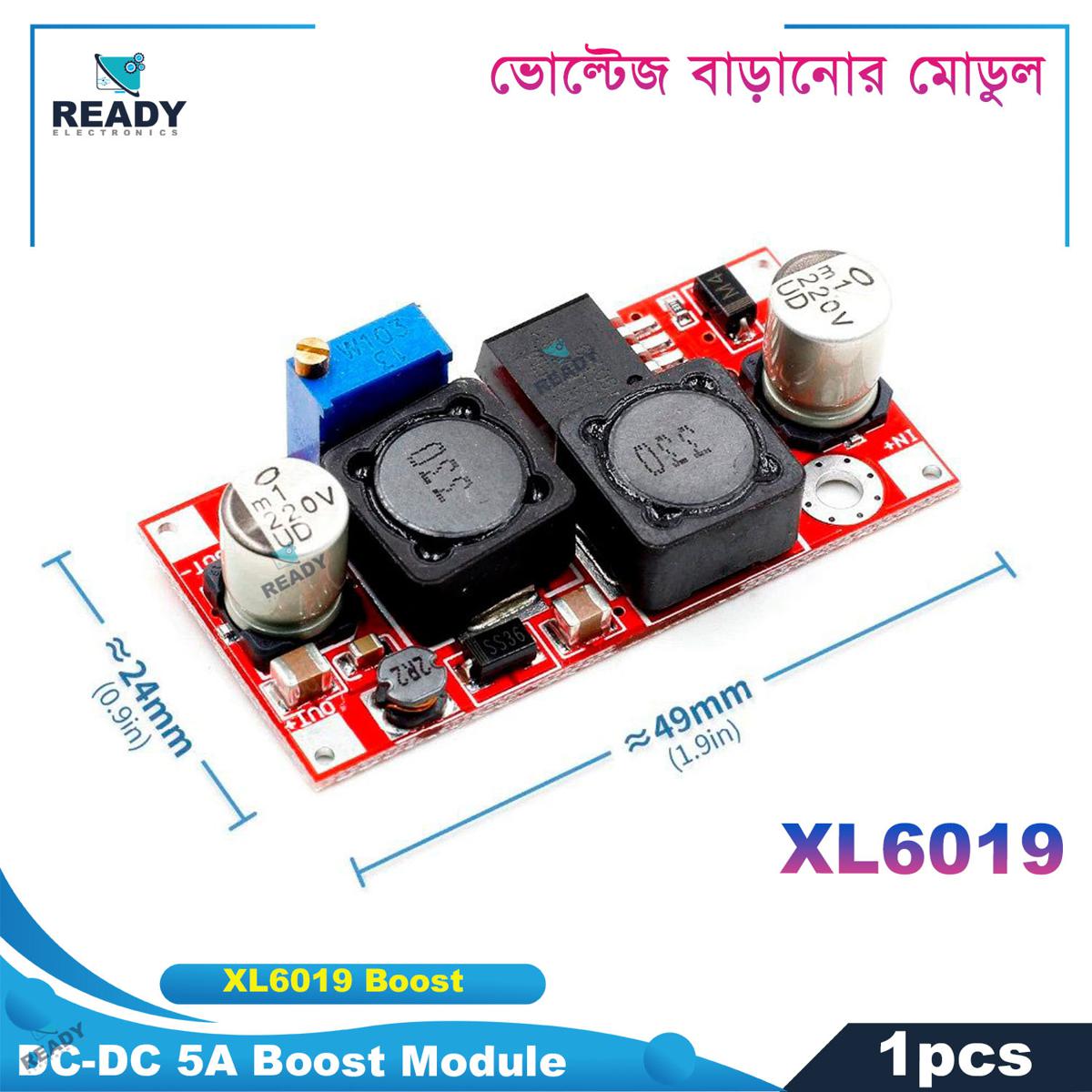 Picture of Xl6019 Boost Buck Dc-Dc Adjustable Step Up Down Converter Xl6019 Power Supply Module 20W 5-32V To 1.2-35V - Power Bank Circuit
