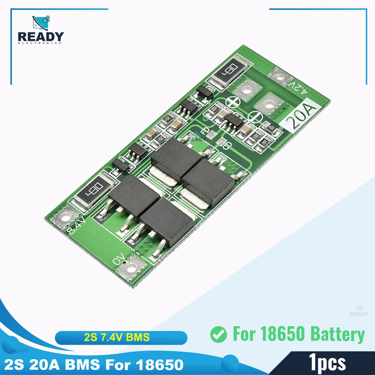 Picture of 2S 20A Li-ion Lithium Battery Charger Protection Board PCB BMS For 20A Current Drill Motor 8V 9V Lipo Cell Module Enhanced Picture of 2S 20A Li-ion Lithium Battery Charger Protection Board PCB BMS For 20A Current Drill Motor 8V 9V Lipo Cell Module Enhanced