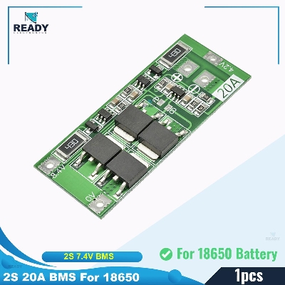 Picture of 2S 20A Li-ion Lithium Battery Charger Protection Board PCB BMS For 20A Current Drill Motor 8V 9V Lipo Cell Module Enhanced Picture of 2S 20A Li-ion Lithium Battery Charger Protection Board PCB BMS For 20A Current Drill Motor 8V 9V Lipo Cell Module Enhanced