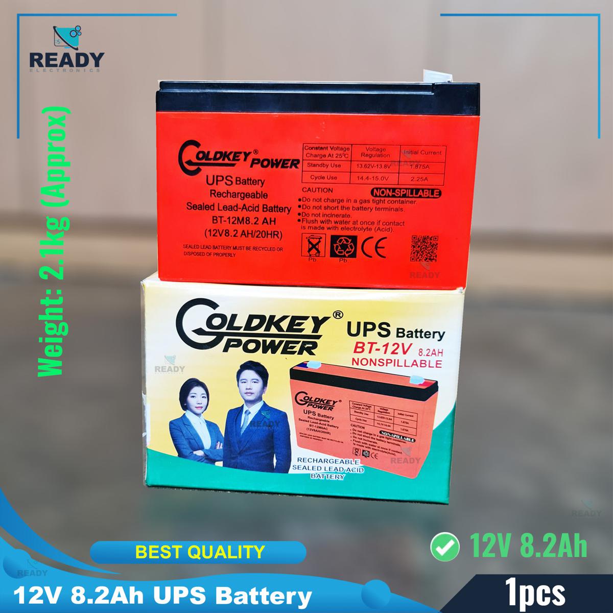Picture of 12V 8.2Ah Maintenance Free UPS Battery