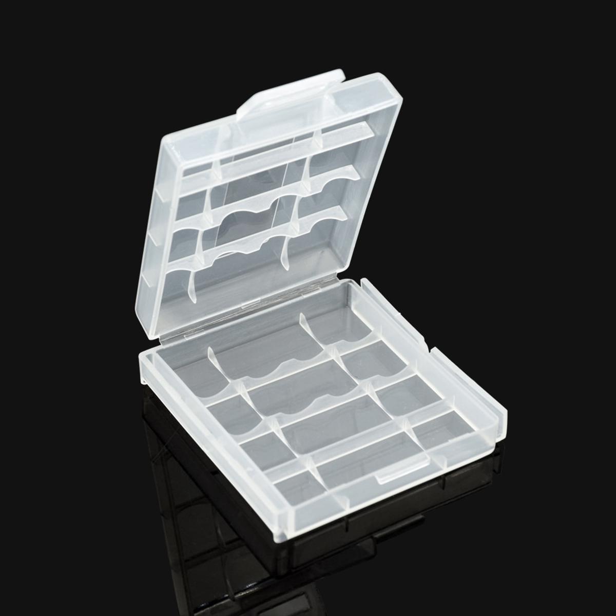 Picture of 4 Slots Hard Plastic Battery Storage Boxes Case AA AAA Battery Holder Container Box With Clips For 4X AA/AAA Batteries Picture of 4 Slots Hard Plastic Battery Storage Boxes Case AA AAA Battery Holder Container Box With Clips For 4X AA/AAA Batteries