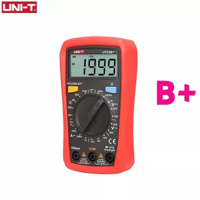 Picture of UNI-T UT33B+ Digital Multimeter Current AC DC Voltage Resistance Diode Battety Tester LCD Backlight UT33B+