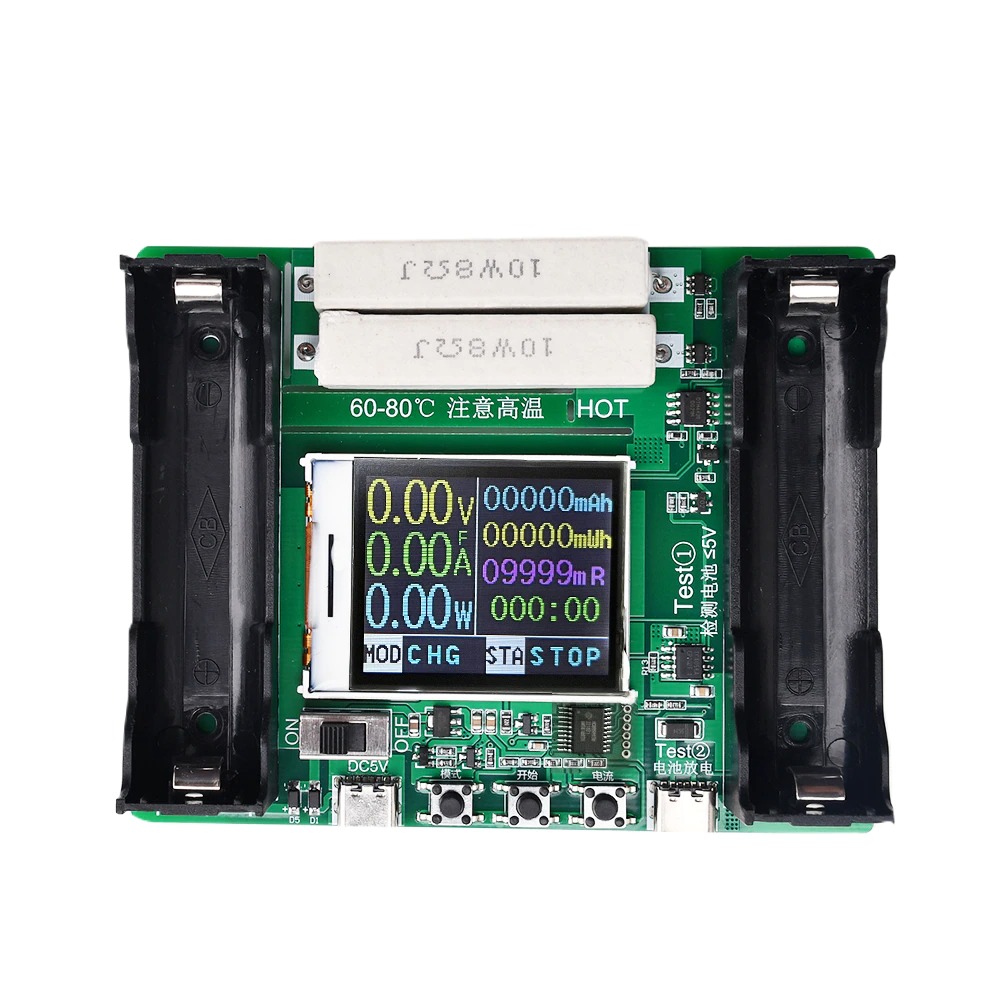 Picture of LCD Display Battery Capacity Tester MAh MWh 18650 Lithium Battery Digital Measurement Lithium Battery Power Detector Module
