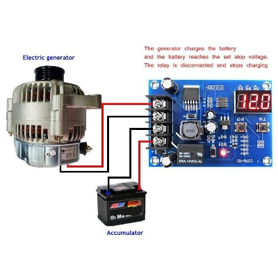 Picture of CHARGING CONTROL MODULE XH-M603 12-24V LITHIUM BATTERY CHARGER PROTECT BOARD