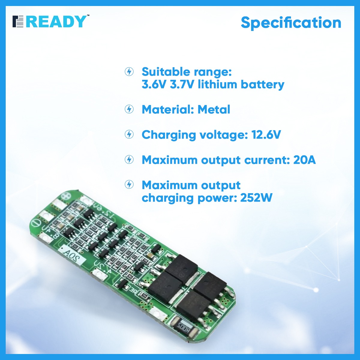 Picture of 3s 20a Lithium 18650 Charger PCB BMS Protection Board 12.6V 18650 Li-ion Cell Charging Module 11.1v 12v 12.6V Easy to Use and Maintain Picture of 3s 20a Lithium 18650 Charger PCB BMS Protection Board 12.6V 18650 Li-ion Cell Charging Module 11.1v 12v 12.6V Easy to Use and Maintain