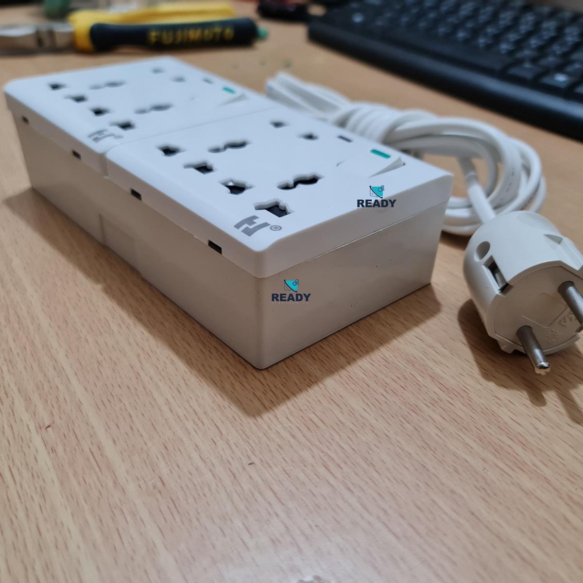 Picture of Custom Made Heavy Duty Multiplug (Hand made) Long Lasting 16 Pin / 3 Port With 10 Feet BRB Cable