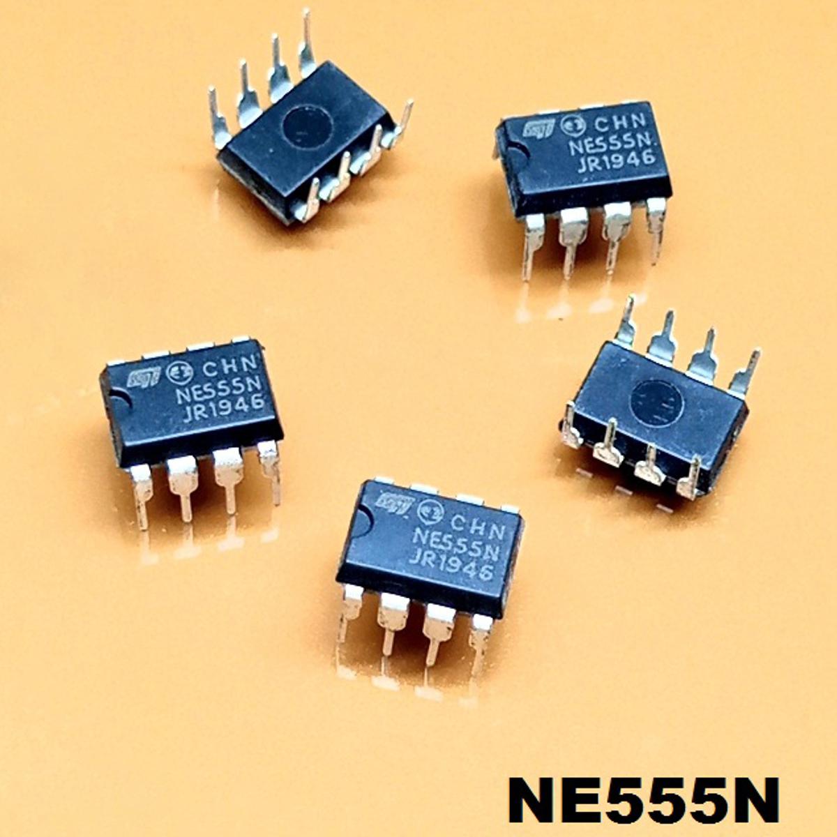 Picture of 5pcs- Timer IC NE555 NE555N 555 Package DIP8