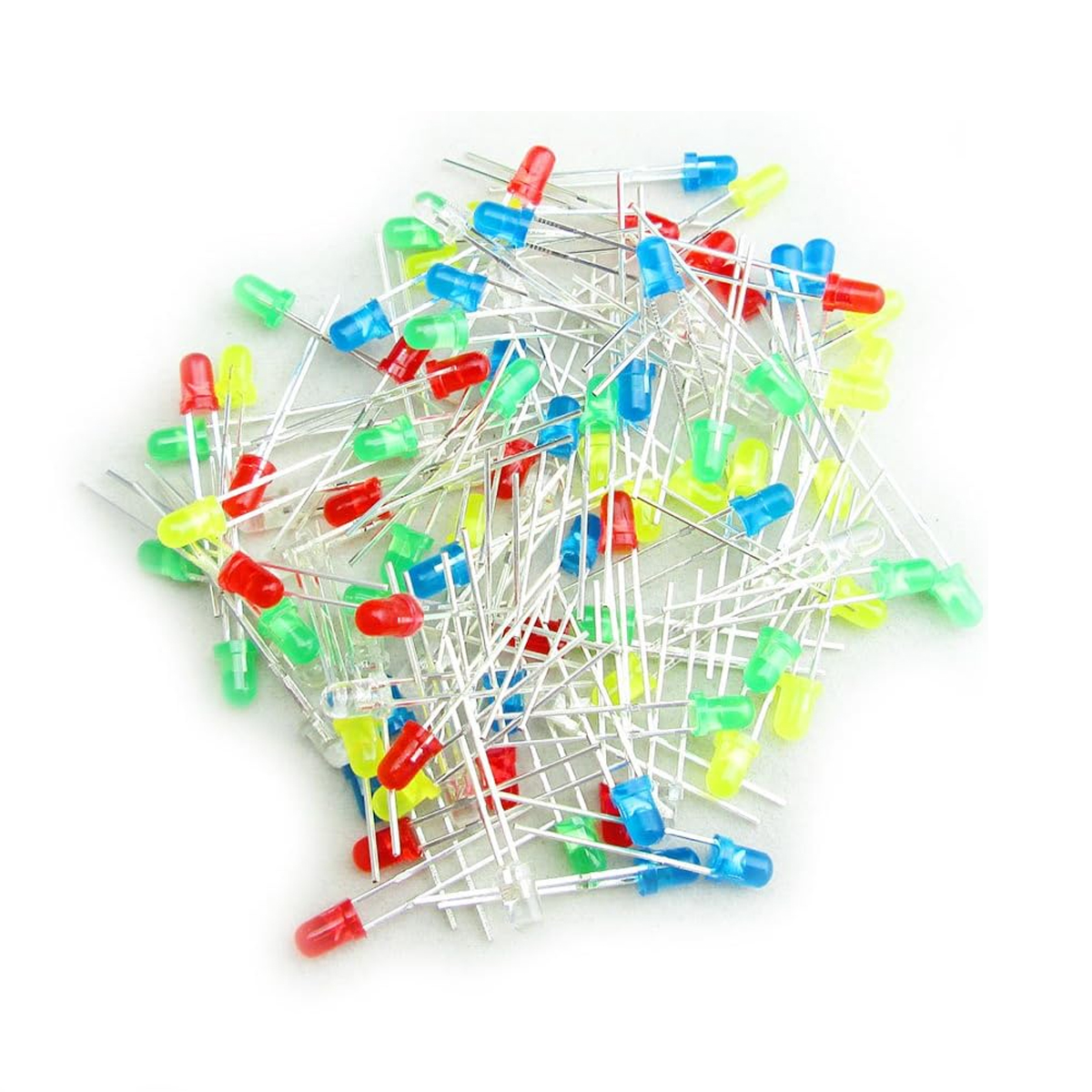 Picture of High Quality - 5mm LEDs Light Emmitting Diode Round ASARDED MIX CLOSER 3V input -25 piece Multicolored - Easy to Use And Maintain Picture of High Quality - 5mm LEDs Light Emmitting Diode Round ASARDED MIX CLOSER 3V input -25 piece Multicolored - Easy to Use And Maintain