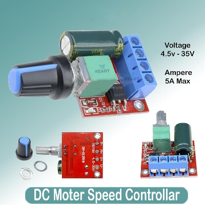 Picture of DC Motor Speed Controller Module Mini DC Motor PWM Speed Controller DC 4.5V-35V 5A 90W Speed Regulator Adjustable Board Switch Picture of DC Motor Speed Controller Module Mini DC Motor PWM Speed Controller DC 4.5V-35V 5A 90W Speed Regulator Adjustable Board Switch