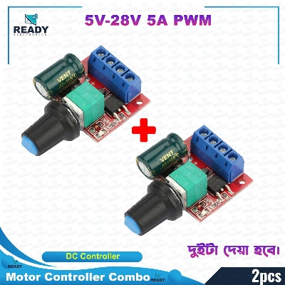 Picture of High Quality 5V-28V 12V 24V 5A PWM DC Motor Speed Control Switch Controller Volt Regulator LED Dimmer Tool Professional (2pcs Combo) Picture of High Quality 5V-28V 12V 24V 5A PWM DC Motor Speed Control Switch Controller Volt Regulator LED Dimmer Tool Professional (2pcs Combo)