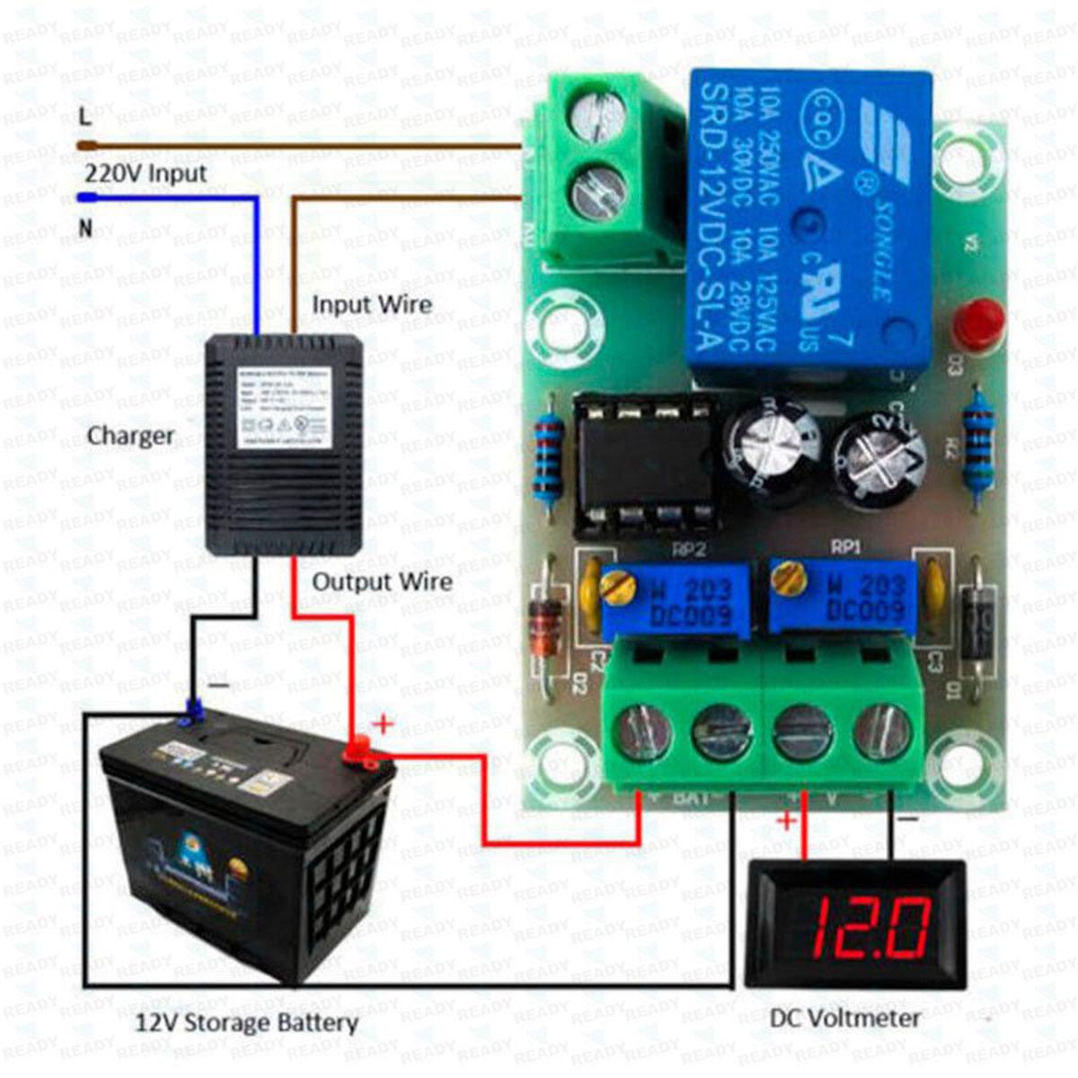 Picture of 12v চার্জিং কন্ট্রোল বোর্ড XH-M601 ইন্টেলিজেন্ট চার্জার পাওয়ার কন্ট্রোল প্যানেল অটোমেটিক চার্জিং পাওয়ার - solar charge controller Picture of 12v চার্জিং কন্ট্রোল বোর্ড XH-M601 ইন্টেলিজেন্ট চার্জার পাওয়ার কন্ট্রোল প্যানেল অটোমেটিক চার্জিং পাওয়ার - solar charge controller