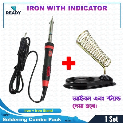 Picture of Soldering Iron With Iron Stand Free - Combo Offer