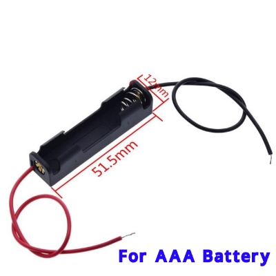 Picture of AAA Battery Case, 1 Slots AAA Battery Box Battery Holder Board with Switch for1xAAA Batteries DIY kit Case- 1S