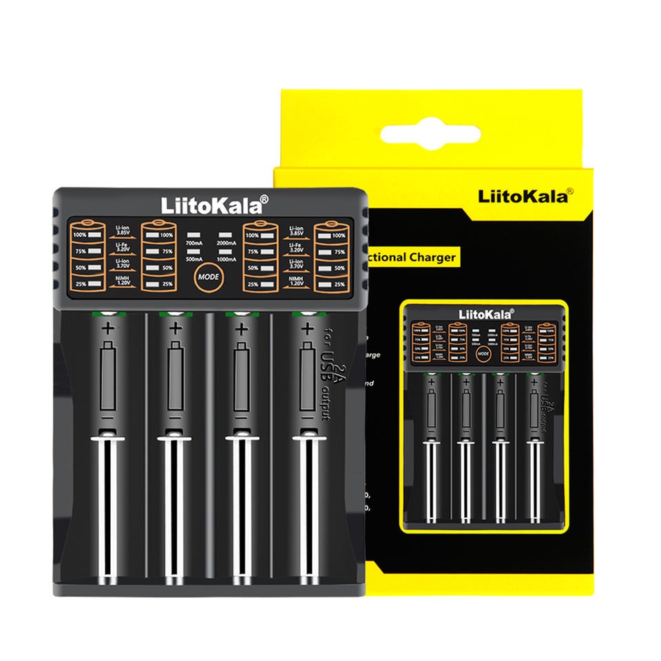Picture of LiitoKala Lii-402 18650 Battery Charger For 26650 16340 RCR123 14500 LiFePO4 1.2V Ni-MH Ni-Cd Rechargeable Battery lii402 Picture of LiitoKala Lii-402 18650 Battery Charger For 26650 16340 RCR123 14500 LiFePO4 1.2V Ni-MH Ni-Cd Rechargeable Battery lii402
