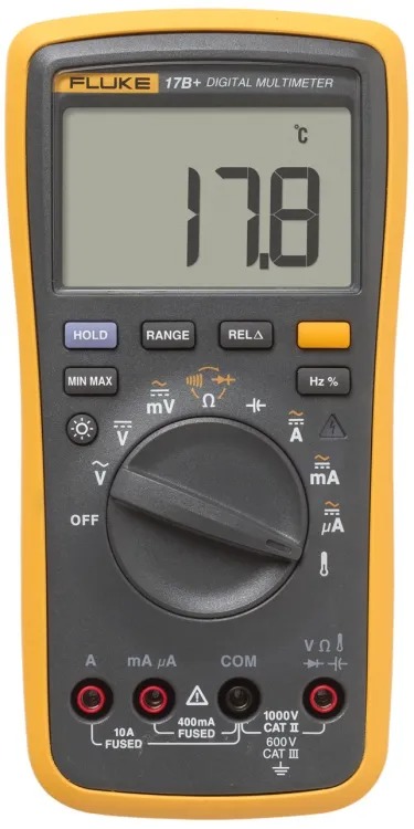 Picture of FLUKE 17B+ Digital Multimeter Voltage and Current Tester- READY ELECTRONICS