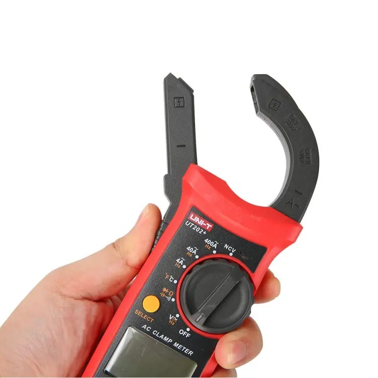 Picture of UNI-T UT202+ Digital True RMS Clamp Meter AC Current 400A, Voltage AC/DC 600V Voltage and Current Tester