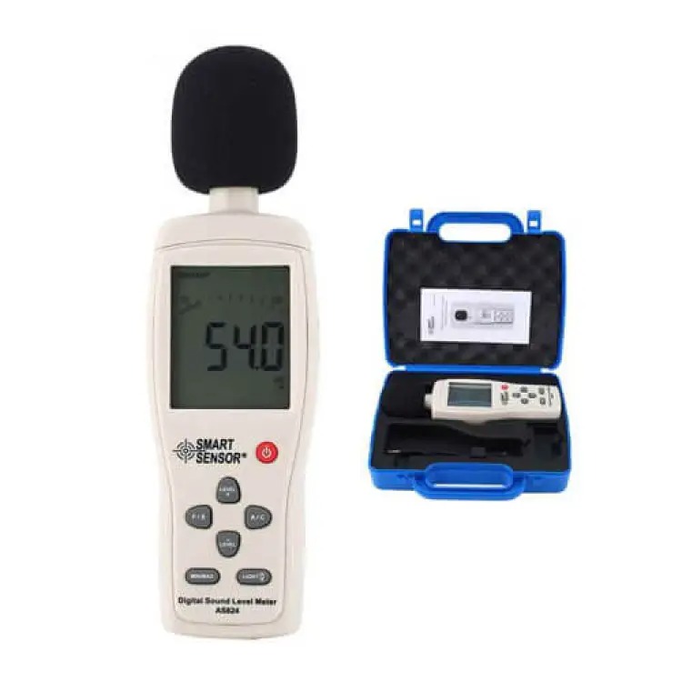 Picture of Smart Sensor AR824 Sound Level Reader, AR824 Sound Level Meter Noise Sound Level Meter Digital Handheld Decibel Meter, Sound Monitor dB Meter Sound Sensor- READY ELECTRONICS