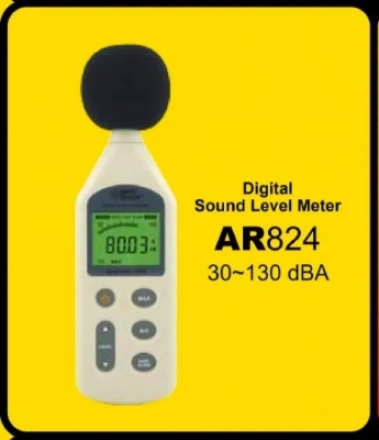 Picture of Smart Sensor AR824 Sound Level Reader, AR824 Sound Level Meter Noise Sound Level Meter Digital Handheld Decibel Meter, Sound Monitor dB Meter Sound Sensor- READY ELECTRONICS