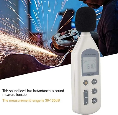 Picture of Smart Sensor AR824 Sound Level Reader, AR824 Sound Level Meter Noise Sound Level Meter Digital Handheld Decibel Meter, Sound Monitor dB Meter Sound Sensor- READY ELECTRONICS