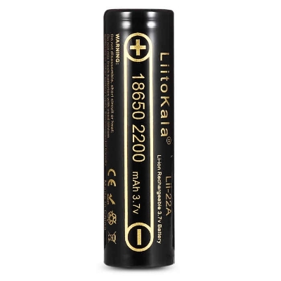 Picture of LiitoKala Lii-22A 3.7V 18650 2200mAh Rechargeable Battery li ion Batteries Li-ion Lithium Battery for Flashlight- 1pcs